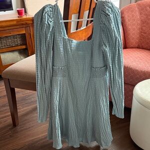 ASOS Light Blue Long Sleeve Dress